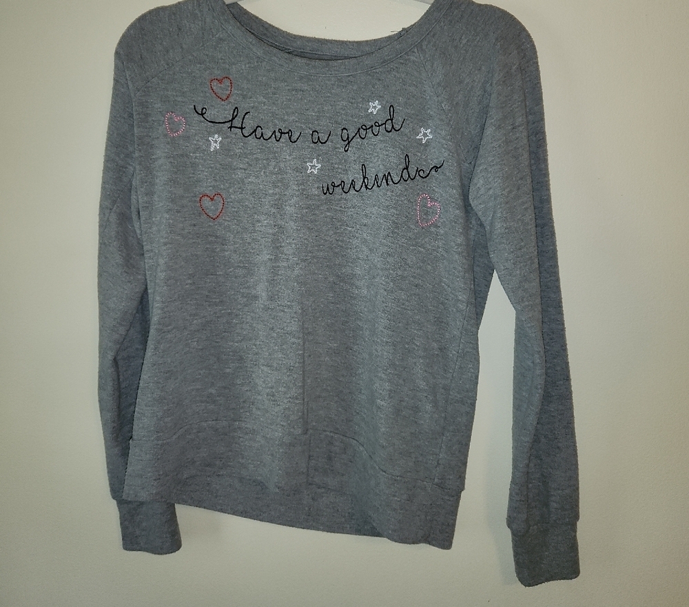 Chaser Heather Gray XS Top